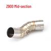 Z900 Stainless Steel Mid-Pipe Motorcycle Exhaust Connector