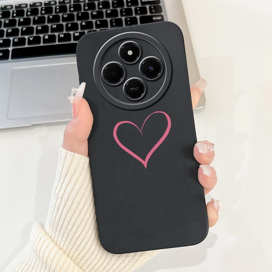 Für Xiaomi Redmi 14C Hülle Stylische Sonnenblume Hübsche Mädchen Rückabdeckung Weiche TPU Handyhülle Für Xiaomi Poco C75 C 75 Redmi14C Fundas