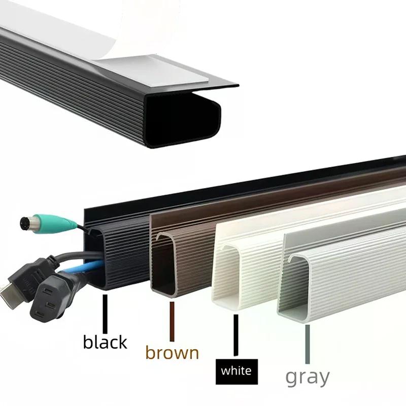 Organizator Cabluri Birou Canal Accesorii Gestionare Cabluri Protector Cabluri Alb Fără Găurire Tavă Gestionare Sub Birou