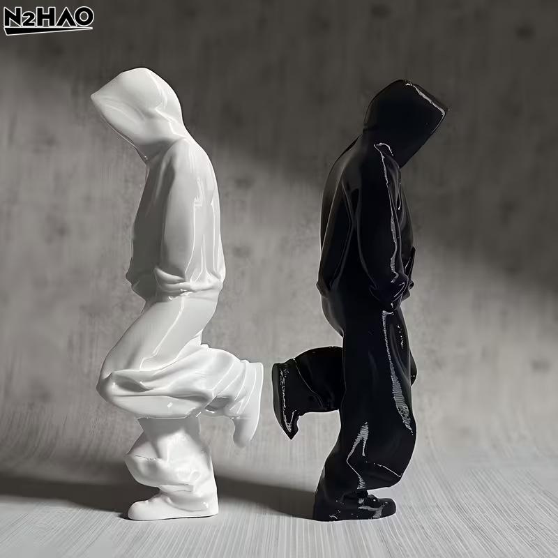 Modern Style 3d Printed Home Decor LivingRoom Decoration Figure Resin Crafts Sculpture Home Accessories Figurines For Interior