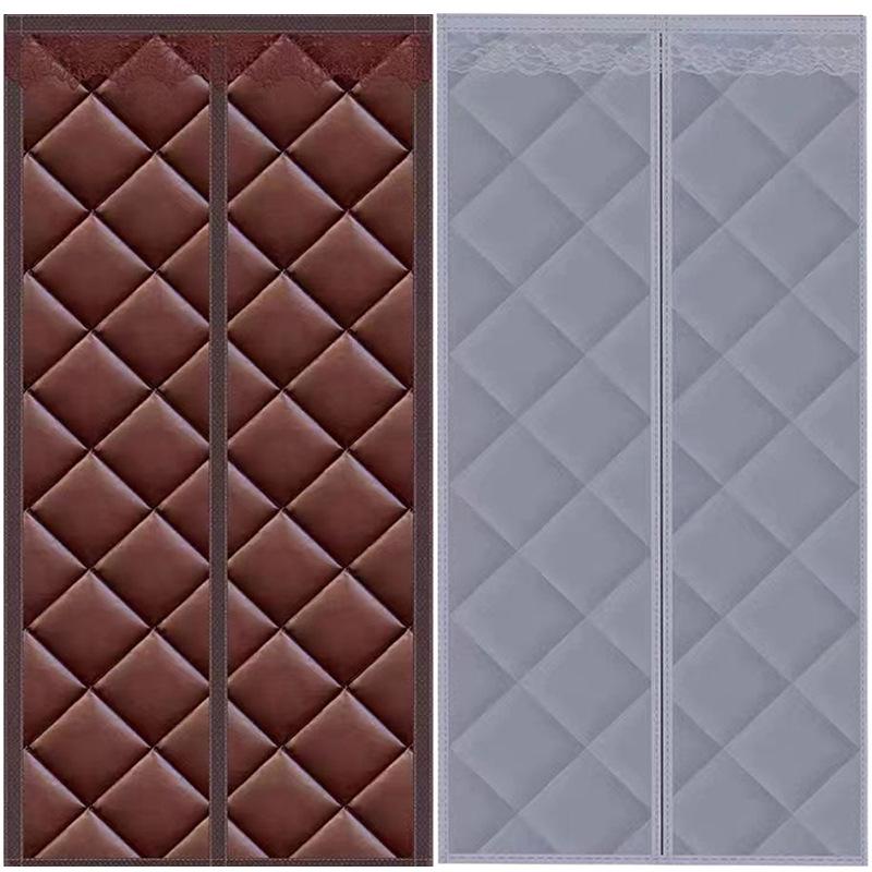 Thickened Magnetic Insulated Door Curtain Winter Windproof Self-Adhesive