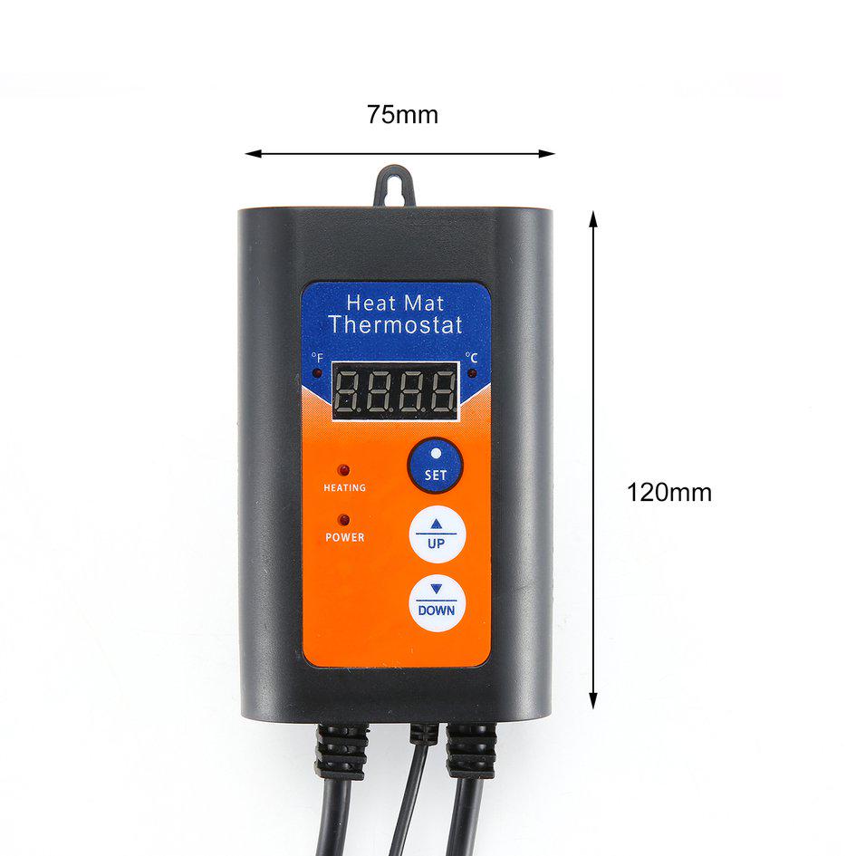 Buy Heat Mat Thermostat Plastic Propagation Tray Heat Mat Temperature