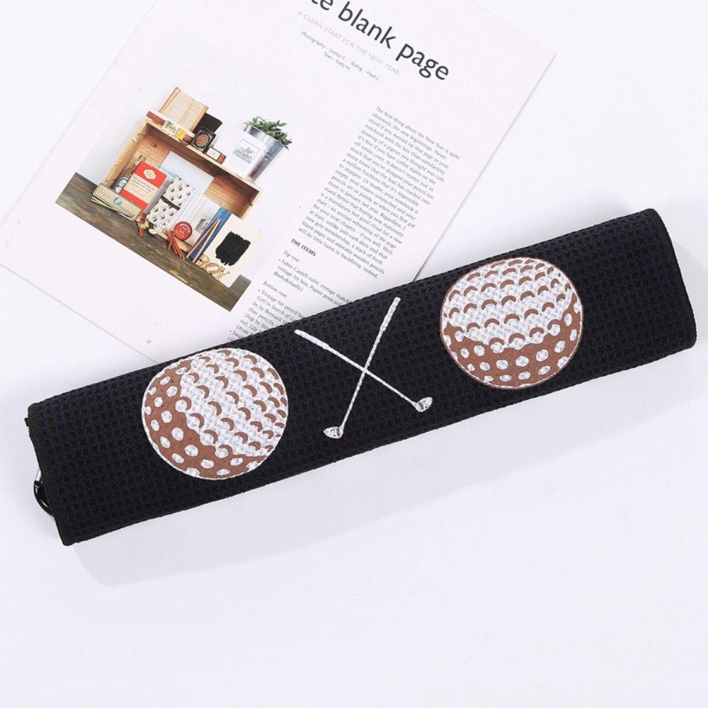 Training Aids Golf Towel Color Printed Golf Cleaning Tools Dry Towels Golfer Sports Equipment
