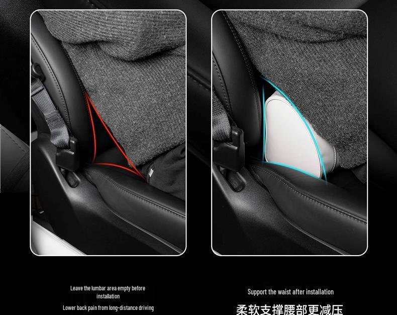 Oreiller de soutien lombaire pour voiture Tesla Model 3/Y – Protecteur de coccyx et coussin de confort