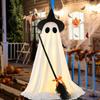 Light up Ghost Decorations Outdoor Standing Ghost Halloween Decor with Light Seasonal Holiday Party Spooky Decor for Indoor