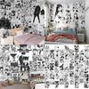 Japanese Popular Anime Self-adhesive Wall Stickers Wallpaper For Vibrant Room Decoration