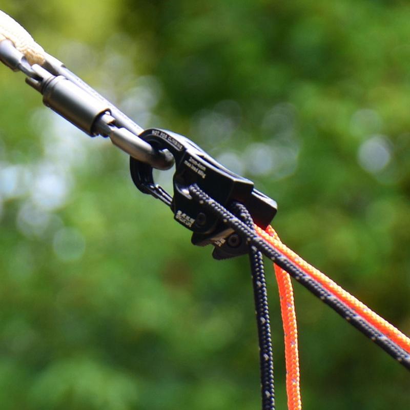 Aluminum Tent Rope Tensioner 5MM 5M Non-Slip Adjuster Buckle High Load Capacity for Camping Outdoor Gear