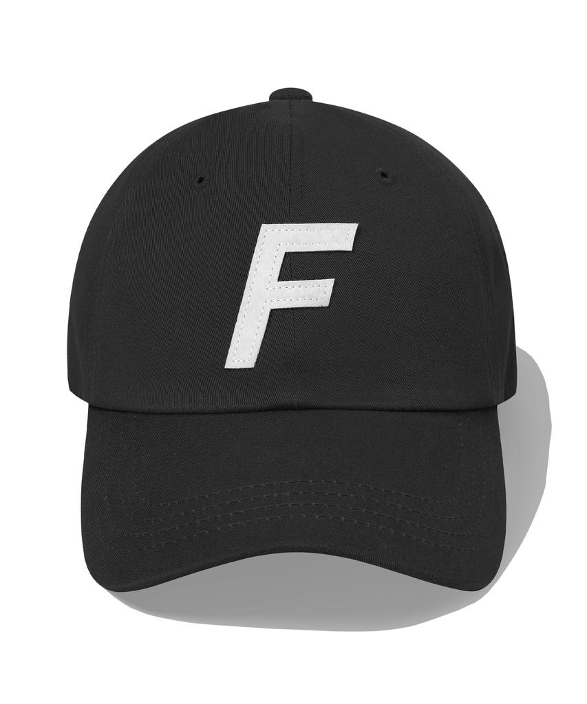 FILLUMINATE F Applique Logo Ball Cap - Black