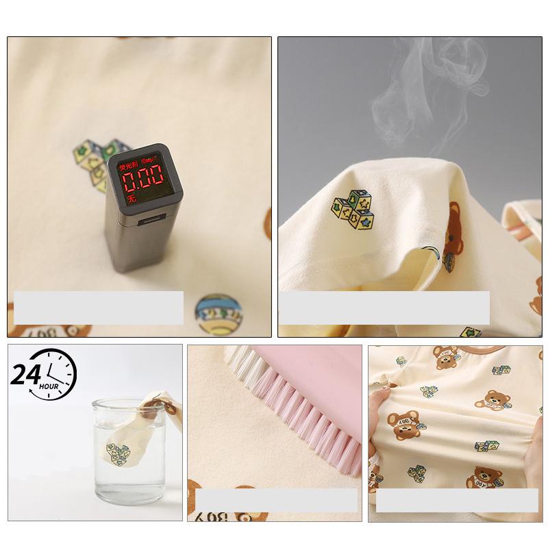 Kinder Baumwolle Langarm Pyjama Set Thermounterwäsche Weiche Bequeme Nachtwäsche Homewear A Klasse Sicherheit Kinder Loungewear