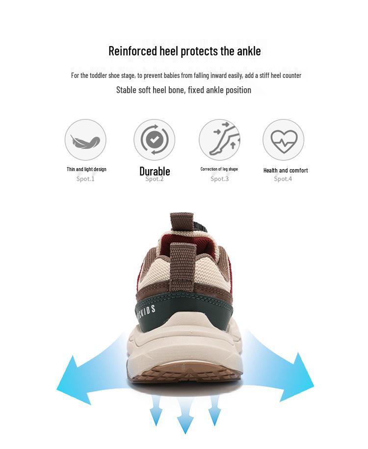 ABCkids Autumn Collection: Versatile Soft Sole Sneakers for Boys & Girls with Rotating Button