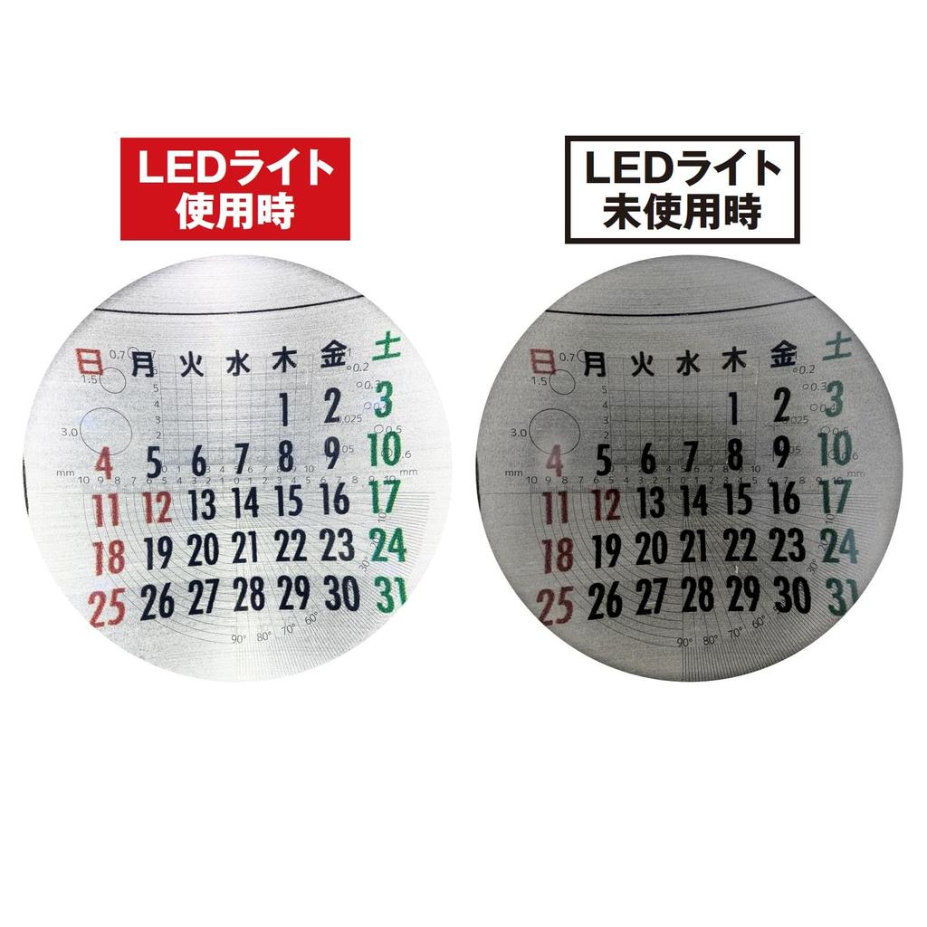 Niigata Seiki LED Lighted Scale 15x 1 (NSK) Loupe, Magnification, No. NLSL-15-1