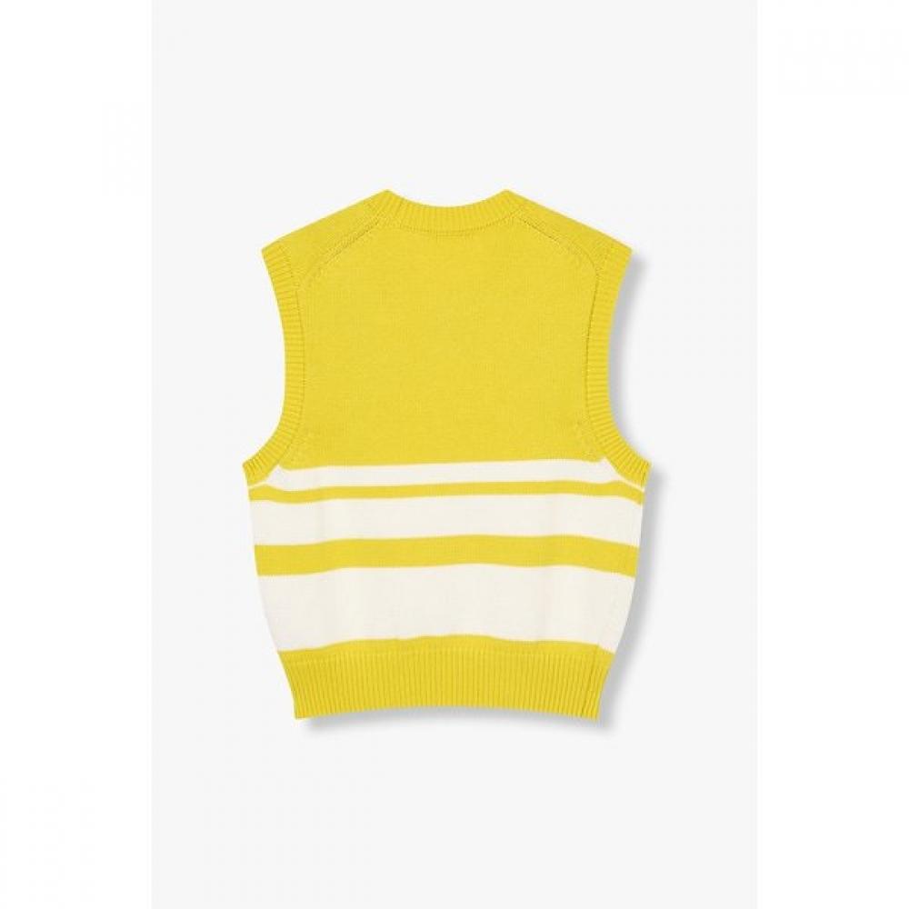Studio Tomboy Stripe Knit Vest  9106152100ct 