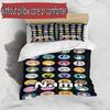 3pcs Duvet Cover Set (1*Duvet Cover + 2*Pillowcase, Without Core), Custom Name Bluey Pattern Bedding Set, Home Bedroom Decor Gift