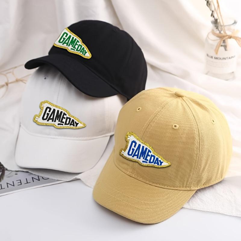 8pcs "game Day" Embroidery Patches, Mixed Colors Iron-on/sew-on Appliques, Suitable for DIY Clothing, Hats, Backpacks and Canvas Decoration Patches