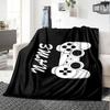 Custom Name Game Controller Theme Printed Blanket - Perfect for Couch, Bed, Travel & Outdoor Use | Machine Washable, Cozy & Durable.