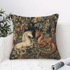 1 Stück Einhorn und Drache Mittelalterliches Kissenbezug, 2D Zweiseitiger Druck Weiche Polyester Kissenhülle Für Zuhause Sofa Schlafzimmer Auto