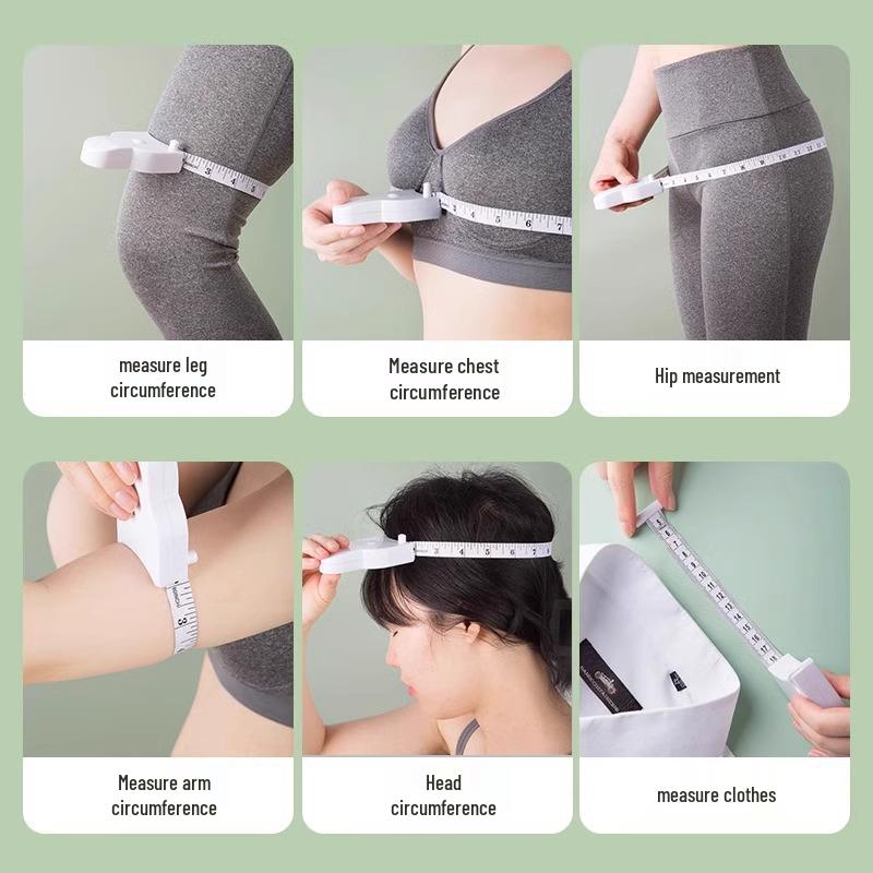 Portable 3-in-1 Body Measurement Ruler for Waist, Hip & Fitness