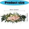 Simulation Flower Artificial Silk Rose Flower For Wedding Reception Chair Back Flower Arrangement Bridal Showers Party