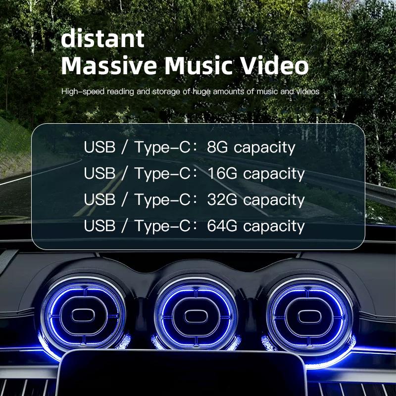 2026 Horké Alfa Romeo 1ks Logo auta Malý USB flash disk Univerzální USB Type-C Příslušenství Pro Alfa Romeo 4C 159 166 Spider Giu