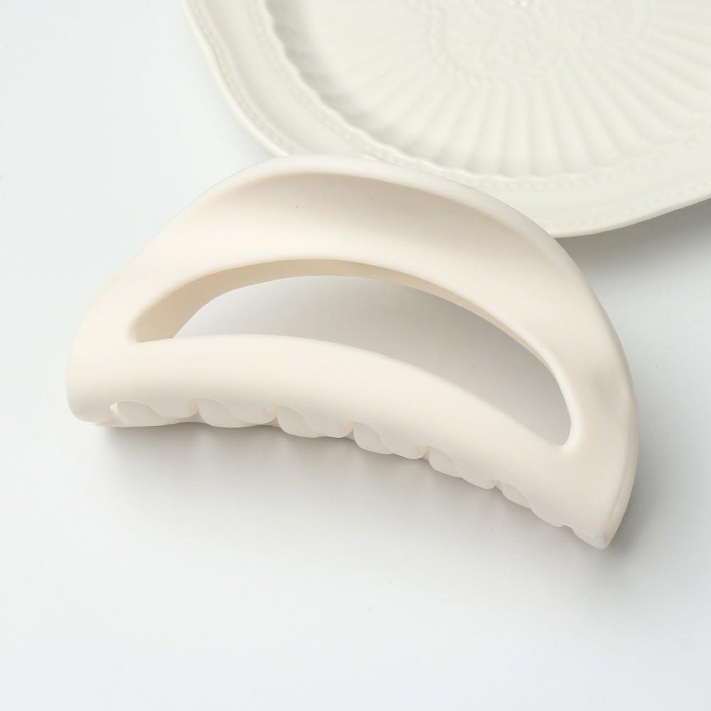 Safe Soft Silicone Hair Claw Matte Anti Collision Hair Clip Strong Grip Hair Barrettes Hair Accessories