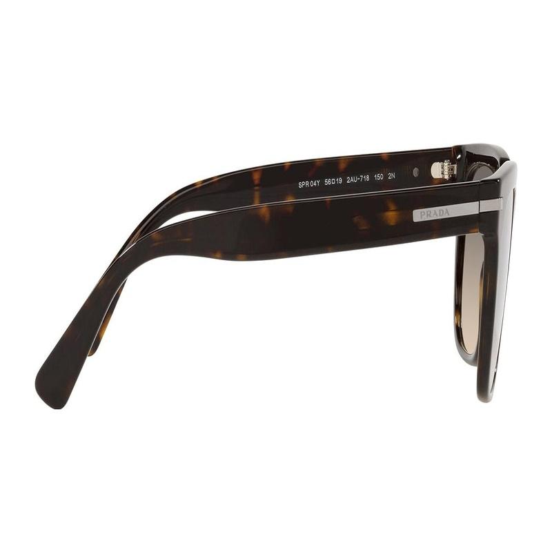 Prada square acetate sunglasses brown
