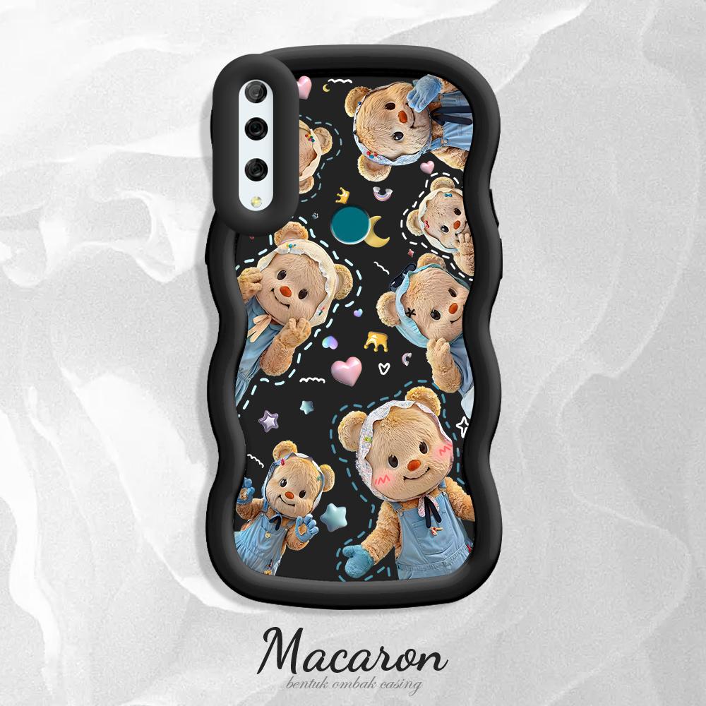 

Окрашенный узор Big Wave Edge Мягкий силиконовый материал Macaron чехол для телефона противоударный защитный резиновый чехол для iPhone Huawei Honor Infinix Tecno Infinix Note 40 Pro 4G