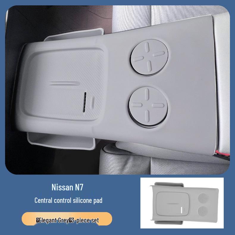 Nissan N7 Console Panel Silicone Wireless Charging Anti-Slip Pad Interior Accessory