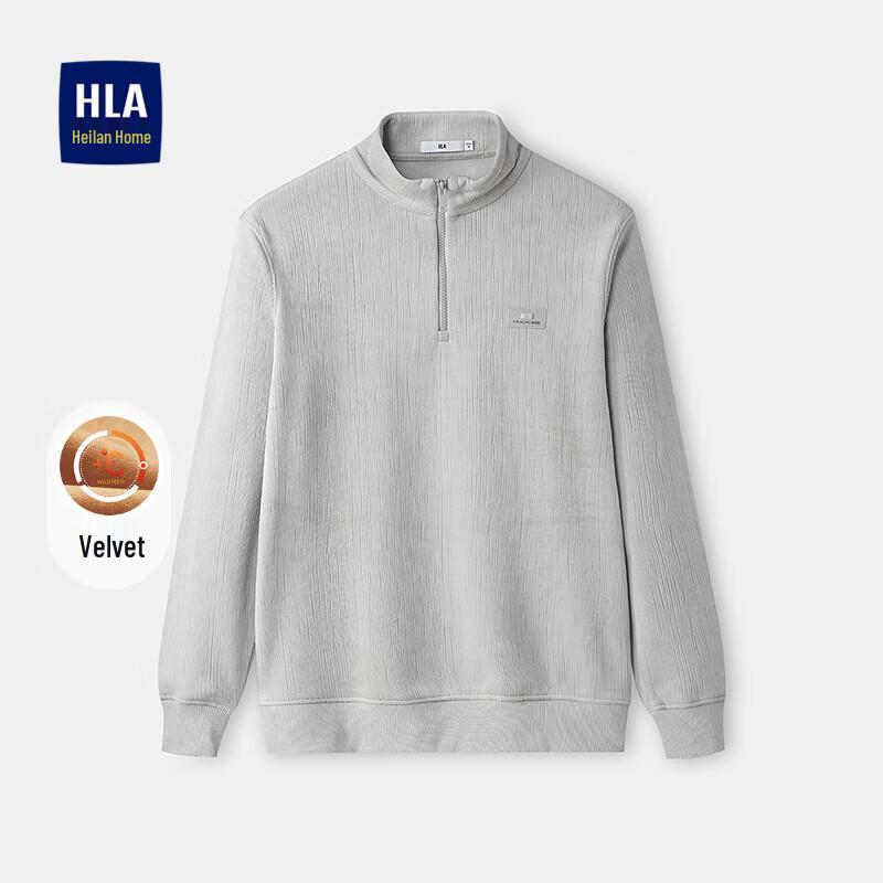 

HLA Men s Slim Fit Fleece Lined Winter Sweatshirt XL