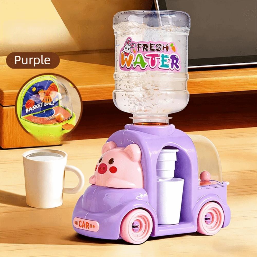 Cute Drinking Fountain Toy Dual Water Dispenser Simulation Kitchen Toys Indoor Play