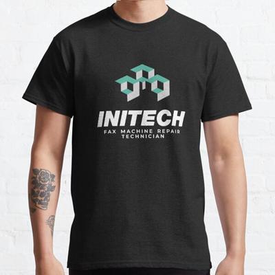 Plus Size S-3XL Initech Fax Machine Repair Technician Printed T-shirt Men's Tops Fashion Clothes Tees
