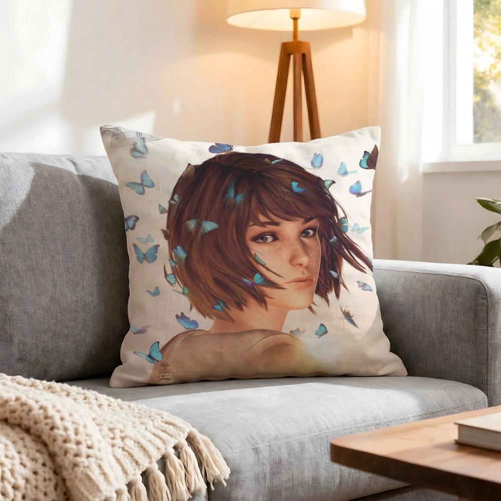 Game Life Is Strange Cushion Cover Pcs Decorative Covers Soft Cushion Case for Sofa Couch Decor x x Pillowcases