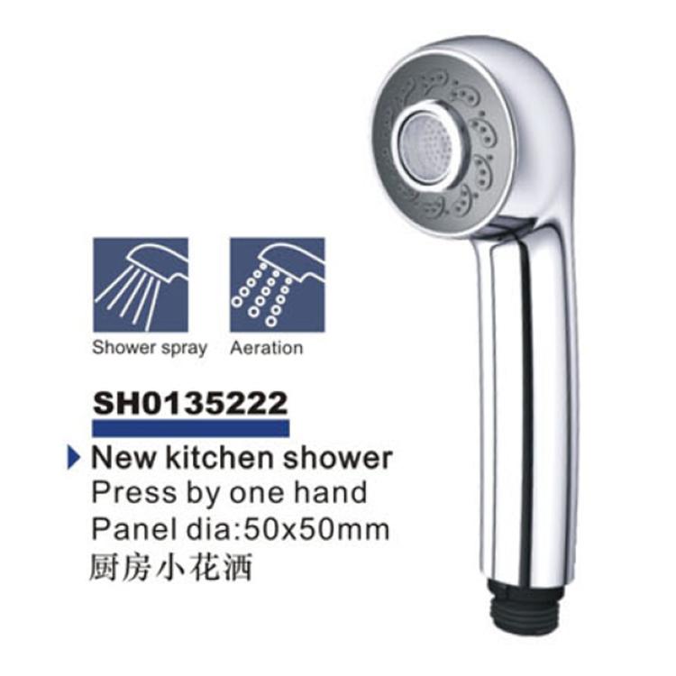 2026 Factory Supplier Custom Logo ABS Hand Held Shower Head 50 mm Small Kitchen Hand Shower Head for Kitchen