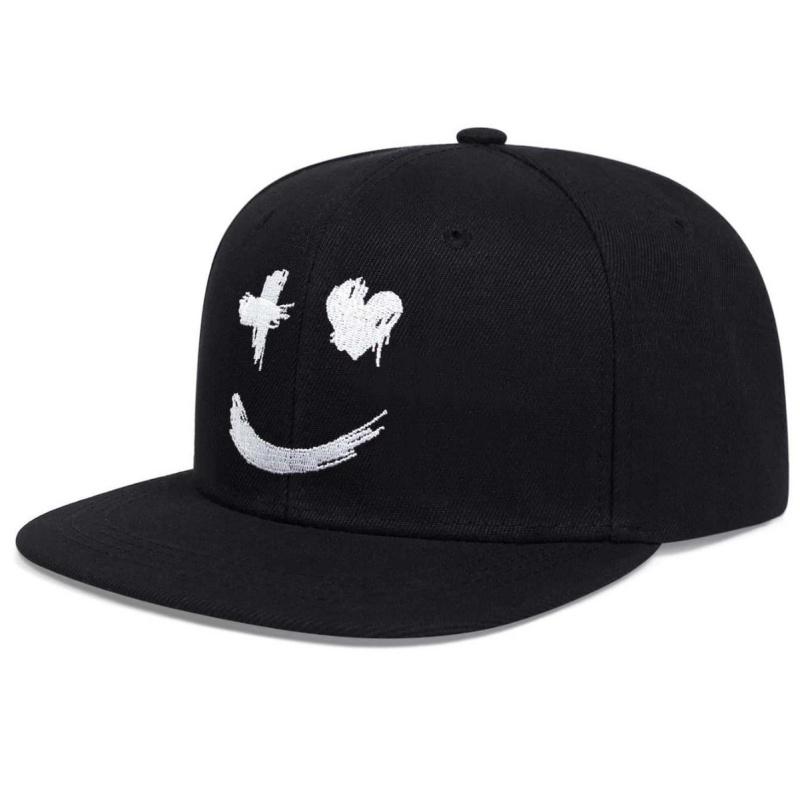 Unisex Personality Ghost Expression Embroidery Hip-hop Hats Spring Outdoor Adjustable Casual Baseball Caps Sun Hat