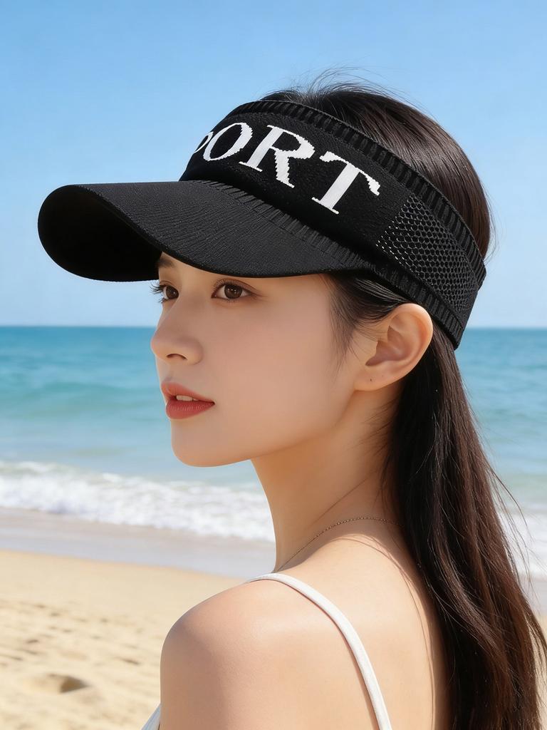 Women's Sports Duckbill Cap Summer Outdoor Sun Hat Empty Top Baseball Cap