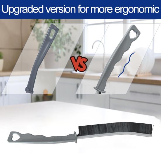 Yousheng 6Pcs Gap Cleaning Brush Flexible Durable Ergonomic Handle Crevice Cleaning Brush Set for Kitchen Bathroom