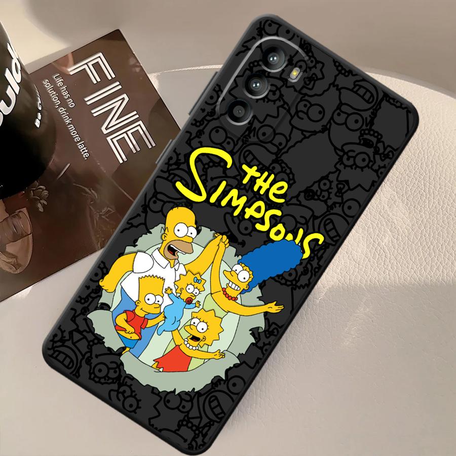 Case for Motorola Moto G22 Edge40 G51 G73 G60s G32 G71 G50 Edge 20 Pro 30 Lite G52 G53 G30 Phone Cover Cute S-simpsons