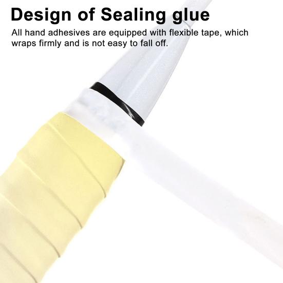 Tennis Racket Grip Tape Precut Dry Feel Tennis Overgrip Tape Anti-slip Racquet Wrap for Tennis Pickleball Badminton Handles
