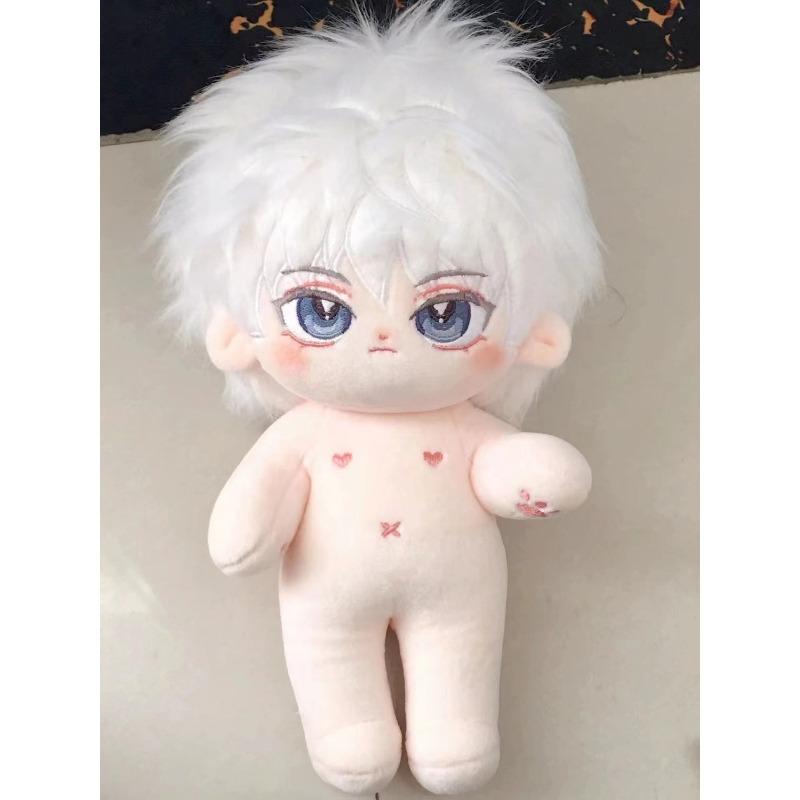 20cm HUNTER.HUNTER Killua Zoldyck Anime Figures Plush Cosplay Dress Up Cotton Doll Toy for Kid Birthday Festival Gift Fan Mascot