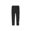 FILA Solid Color Logo Slim Fit Casual Knitted Leggings Women leggings Black F11W339603F-BK