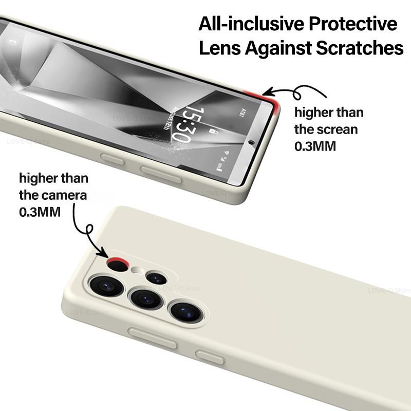 Für S25 S24 Ultra Hülle Luxus Flüssigsilikon Weiche TPU Hülle Für Samsung Galaxy S25 S24 S23 S22 Ultra S 25 Ultra Plus S25Ultra Hüllen