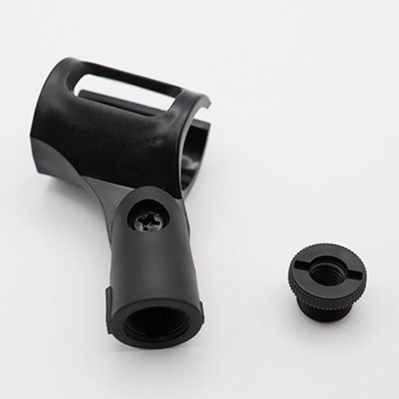 Plastic Flexible Clamp Clip Holder Mount Microphone Mic Stand Accessory