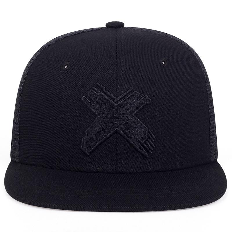 Unisex Simple Letter X Embroidery Hip-hop Hats Spring Autumn Outdoor Adjustable Casual Baseball Caps Sunscreen Hat