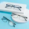 Men Myopia Glasses Anti Blue Light Reading Glasses Full Frame Stainless Steel Business Myopia Glasses with Degree 0 To -6.0