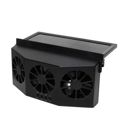 Auto-Solarventilator, leistungsstarkes, leises kreisförmiges Kühlgerät für kühlen und komfortablen Wind, Auto-Solarventilator in Ihrem Auto