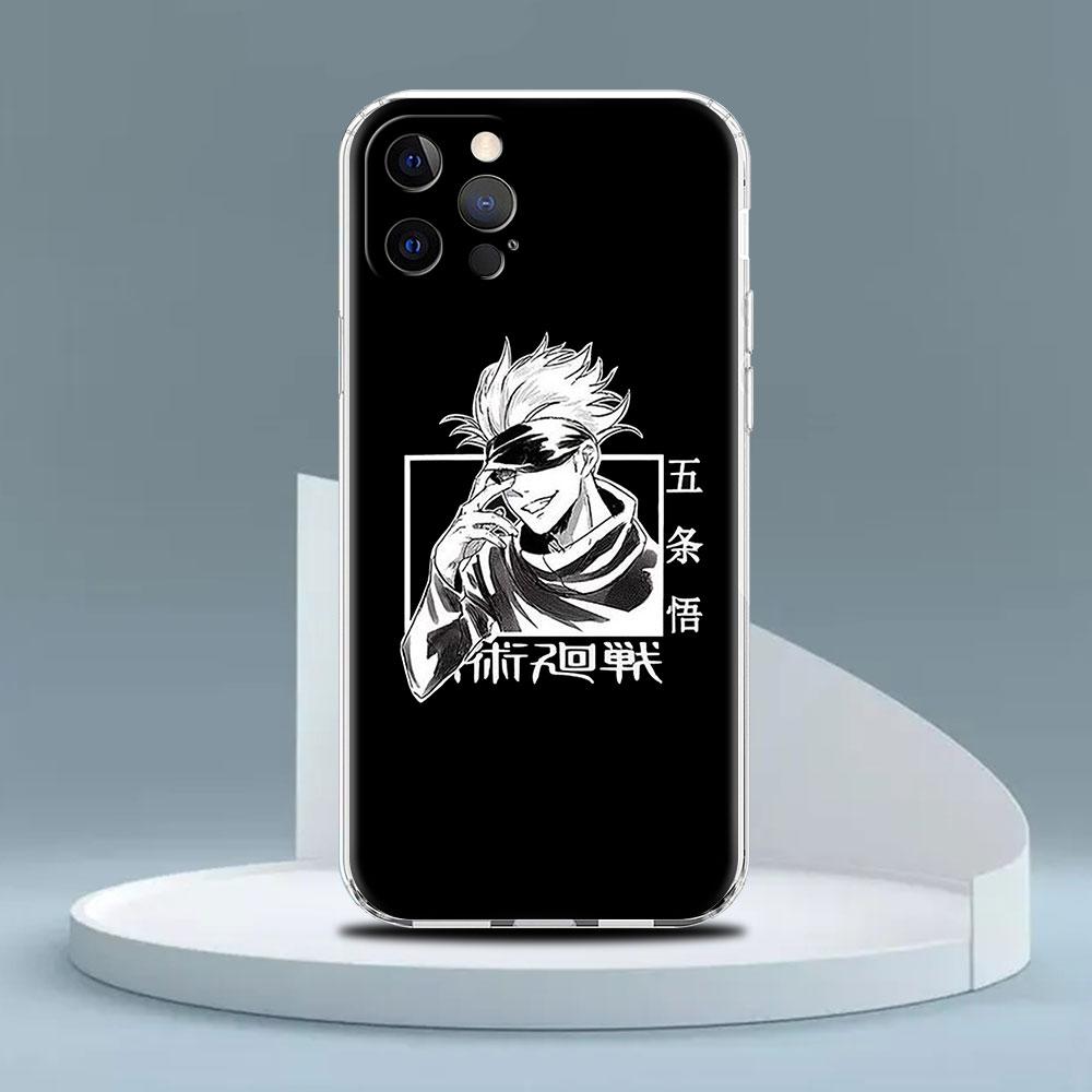 

Прозрачный чехол для Apple iPhone 14 13 11 12 Pro 7 8 Plus XR X XS Max 6 6S 14Pro, силиконовый чехол для телефона Jujutsu Kaisen Gojo Satoru iPhone 6 6S