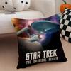 Science Fiction Movie S-Star Trek Cushion Cover Linen Pillow Case Soft Breathable Protective Couch Room Decoration