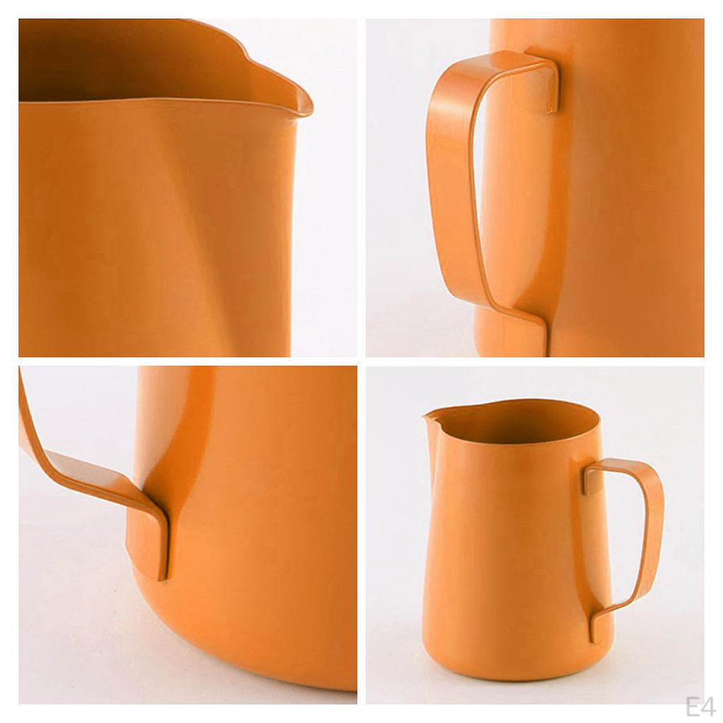 Milk Jug 400ML Stainless Steel for Barista kitchen and home Latte Art