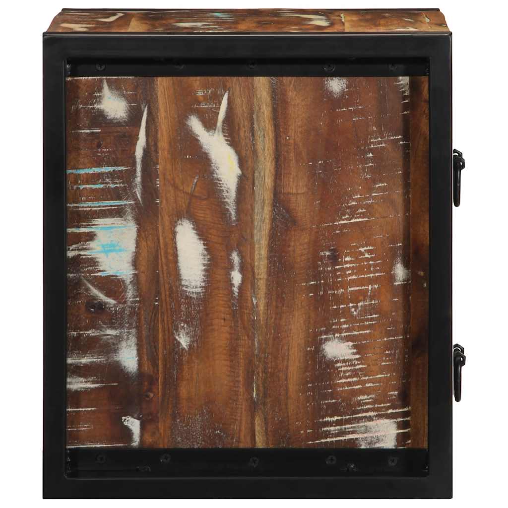 Nightstand Multicolour 40x35x40 cm Reclaimed Wood Solid Wood