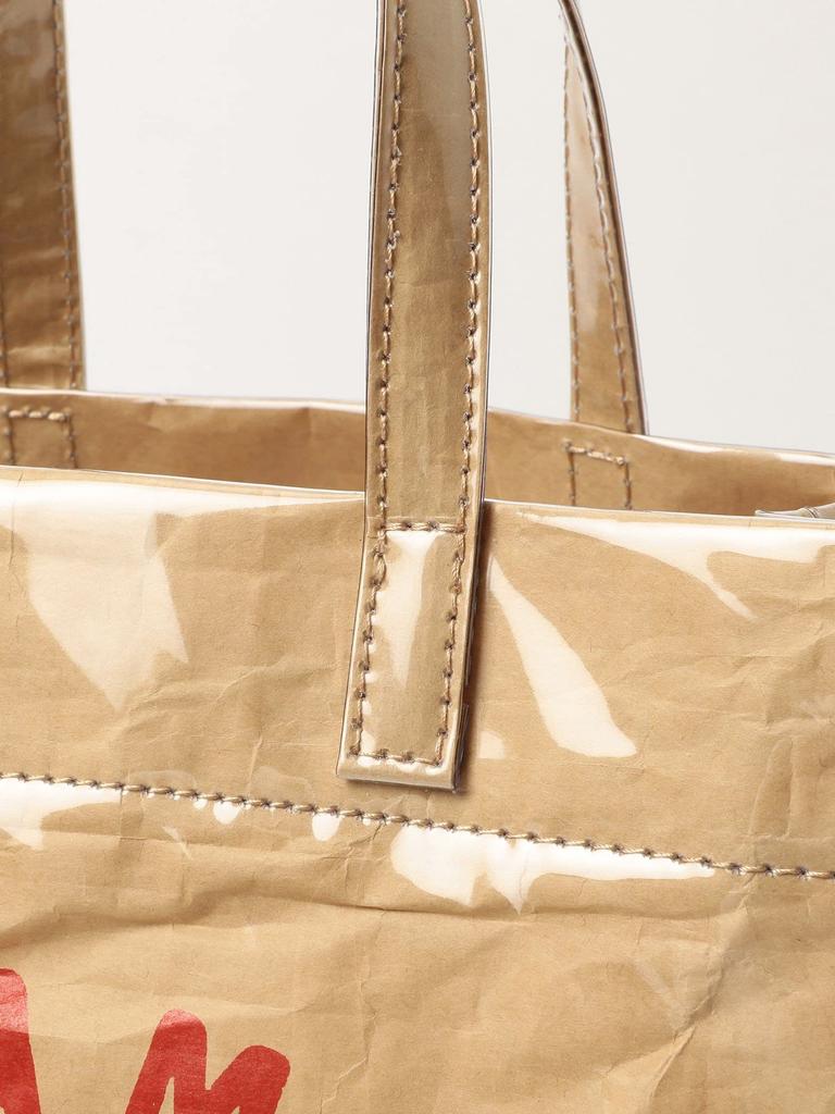 Bag Tote Bag BB Logo Shop Bag Beige One Size [BEAMS BOY] Women's