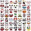 50 Halloween-tema morsomme vanntette klistremerker for flasker, kofferter og dekorasjon